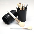 9pcs white makeup brush Set Costomize Logo